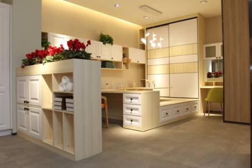 除了板材过硬，声达的全屋定制也备受青睐